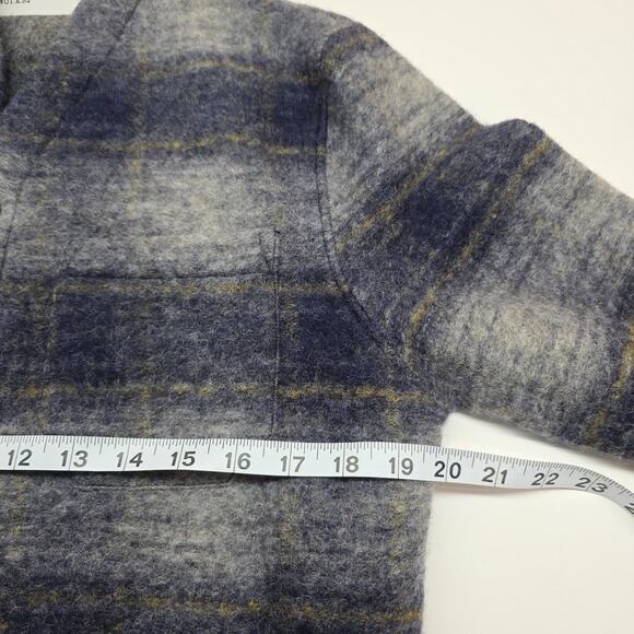 Universal Works Wool Button Down Cardigan Chore Sweater Grey Men's READ - Picture 10 of 11